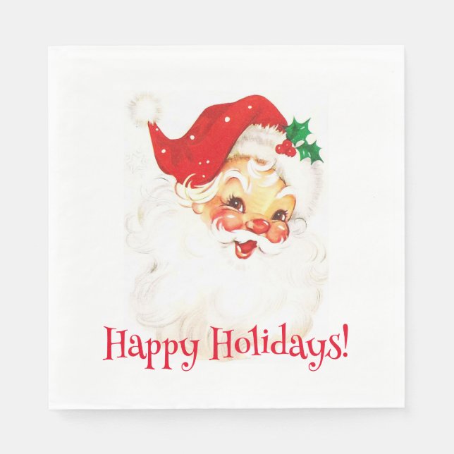 Happy Holidays Santa! Napkin (Front)
