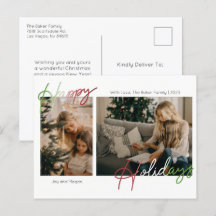 Happy Holidays Script Photo