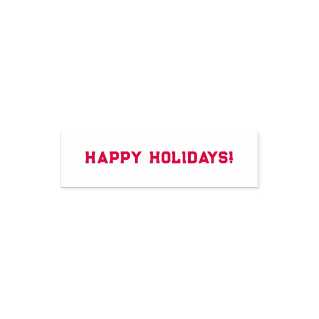 Happy Holidays Self-inking Stamp (Design)