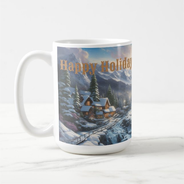 Happy Holidays series Coffee Mug (Left)