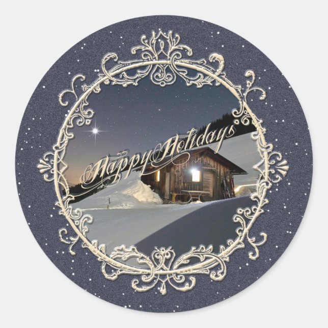 HAPPY HOLIDAYS - Sticker (Front)