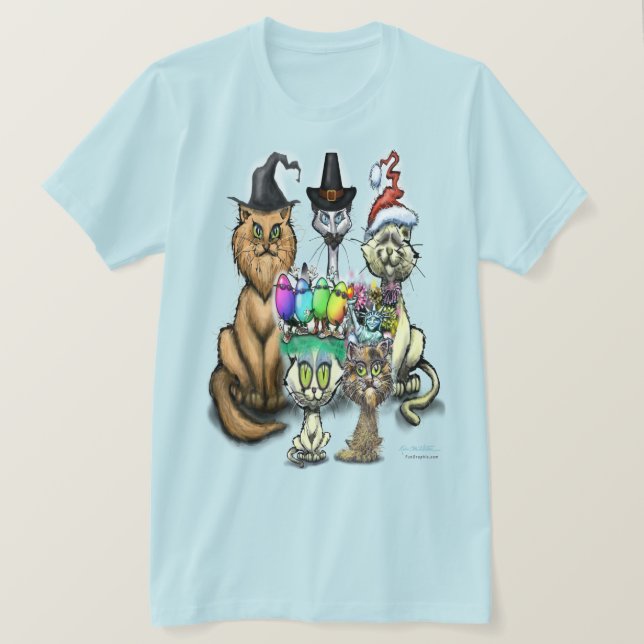 Happy Holidays T-Shirt (Design Front)