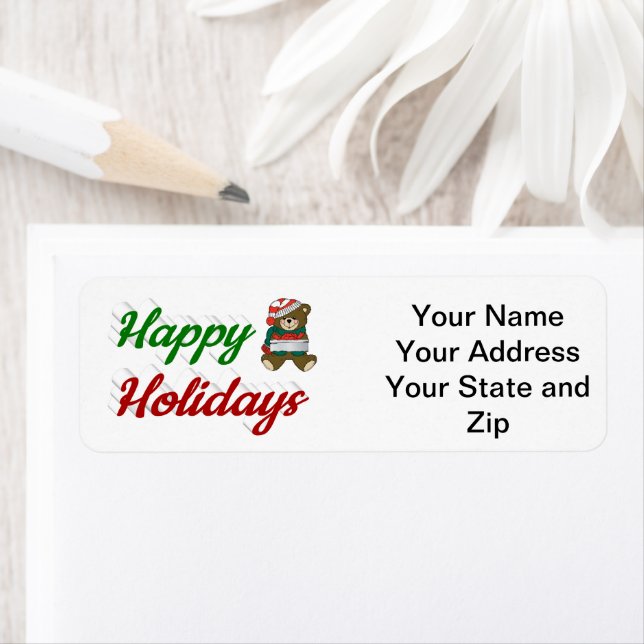 Happy Holidays Teddy Bear Christmas script (Insitu)