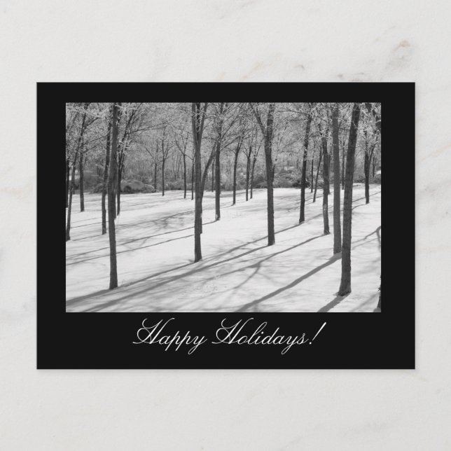 Happy Holidays template postcard (Front)