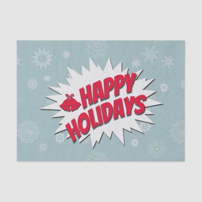 Happy Holidays Tissue Paper (Front)
