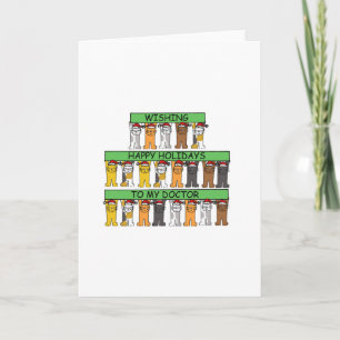 Happy Holidays to my Doctor Holiday Card