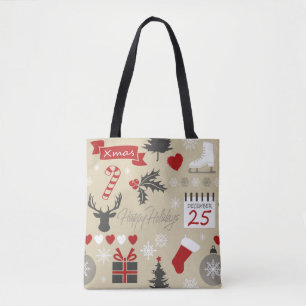 Happy Holidays Tote Bag