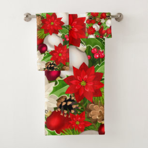 Happy Holidays Towel Set