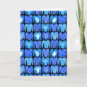 Happy Holidays Ugly Hannukah Sweater Card