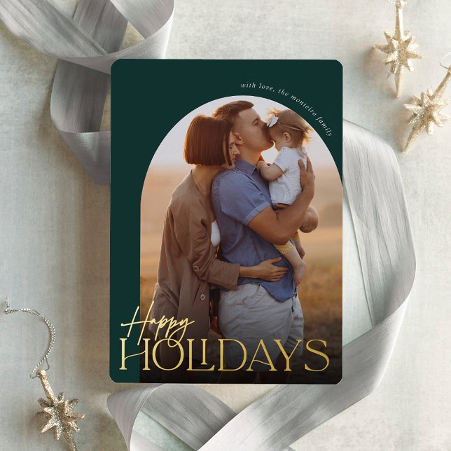 Happy Holidays Vertical Photo Arch (Creator Uploaded)