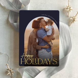 Happy Holidays Vertical Photo Arch