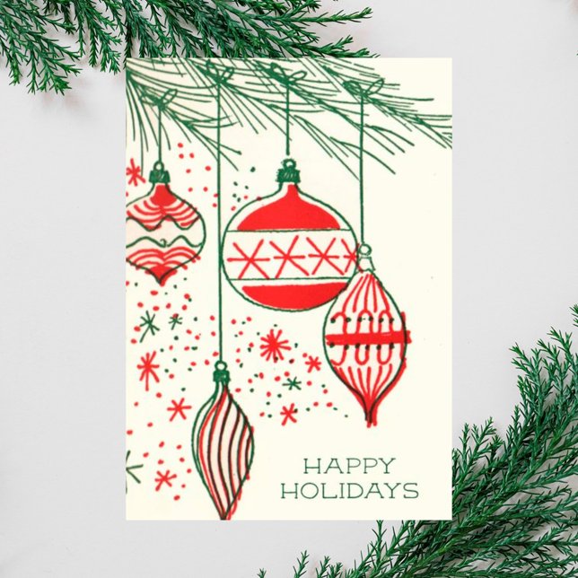 HAPPY HOLIDAYS Vintage Hand Drawn Christmas Tree (Creator Uploaded)