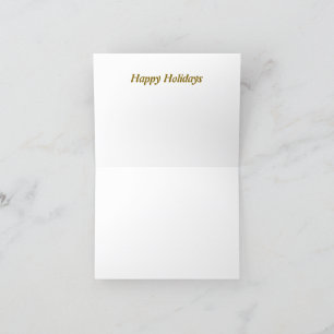 Happy Holidays vintage style Holiday Card