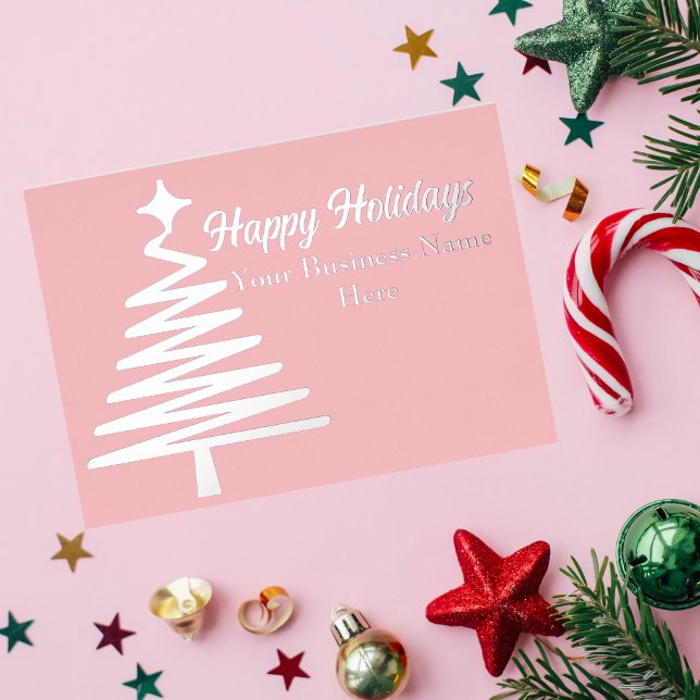 Happy Holidays Warm Pink Tree (Creator Uploaded)