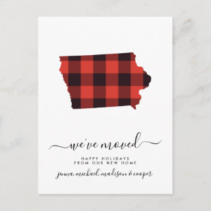 Happy Holidays  We've Moved  Owa Postcard