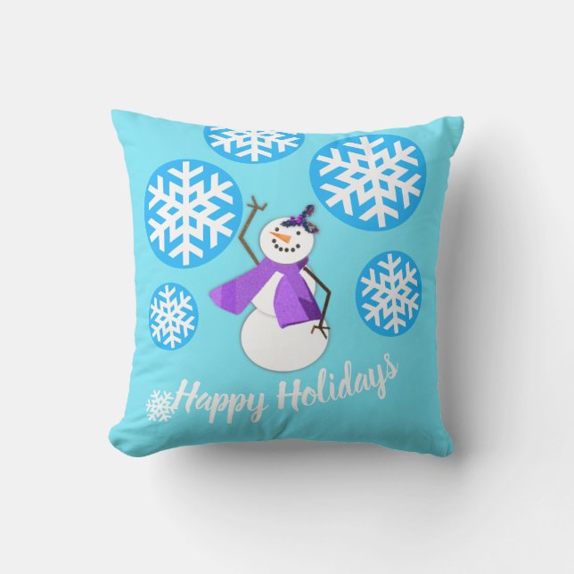 HAPPY HOLIDAYS | Winter Friends3 | Cushion (Front)