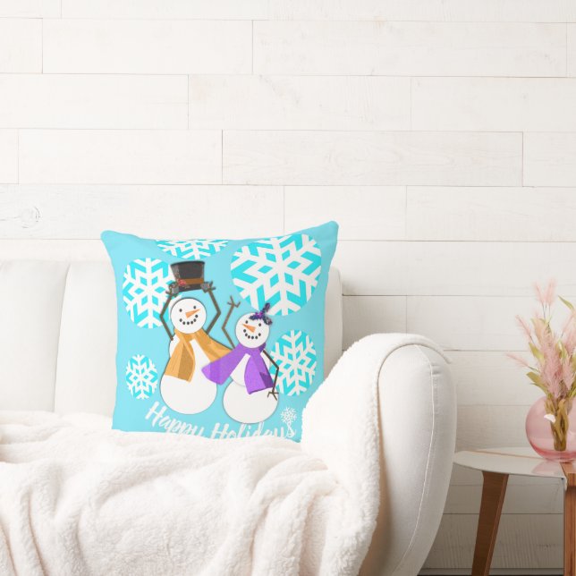 HAPPY HOLIDAYS | Winter Friends | Cushion (Couch)