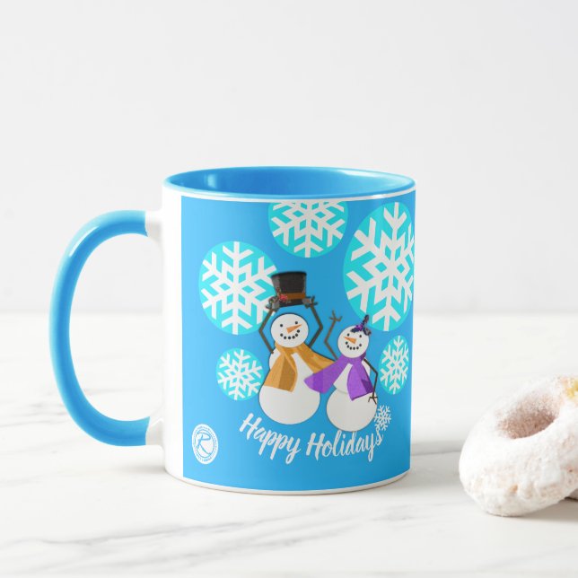 HAPPY HOLIDAYS | Winter Friends | Mug (With Donut)
