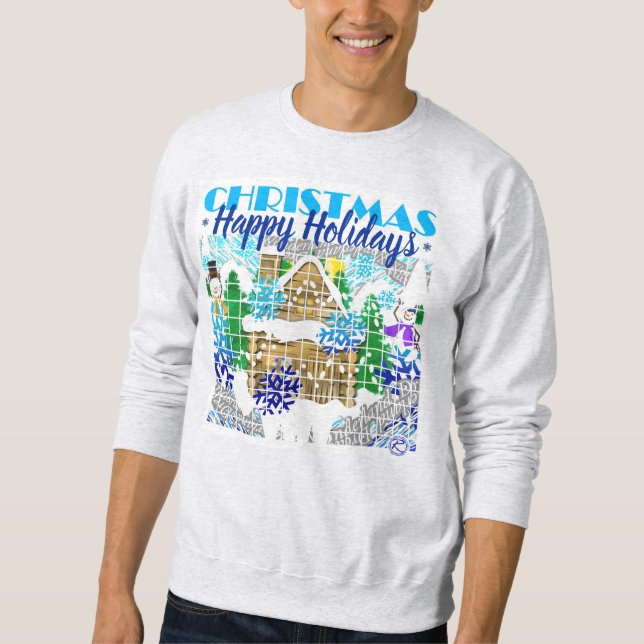 HAPPY HOLIDAYS | WINTER WONDERLAND | Advent | Sweatshirt (Front)