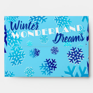 HAPPY HOLIDAYS | WINTER WONDERLAND DREAMS |  ENVEL ENVELOPE