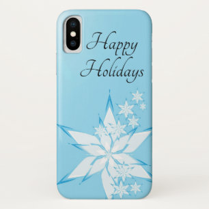 Happy Holidays with Snowflake Art Case-Mate iPhone Case