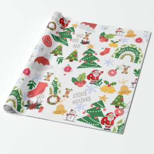 Happy Holidays Wrapping Paper