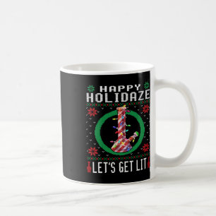 Happy Holidaze Weed Ugly Sweater Christmas Tee Coffee Mug