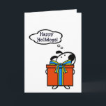 Happy Holidogs - Cute Seasons Greetings Card<br><div class="desc">Why say Happy Holidays when you send a smile along with your card to friends and family? Your Happy Holidogs card will do just that,  especially for dog and cartoon lovers!</div>
