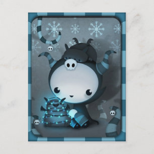 Happy Hollidays Malefica Postcard