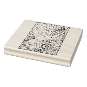 Happy Hollow Hummingbird Rubber Stamp