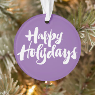 Happy Holydays Holidays Christian Christmas Ornament