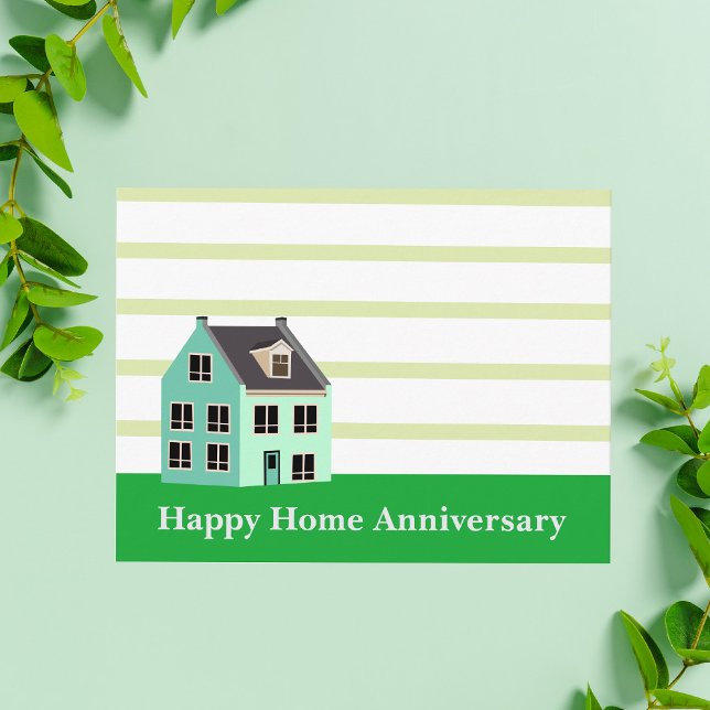 Happy Home Anniversary Realtor Postcard (Creator Uploaded)