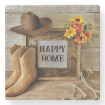 Happy Home Cowgirl Cowboy Style With Cowboy Boots 