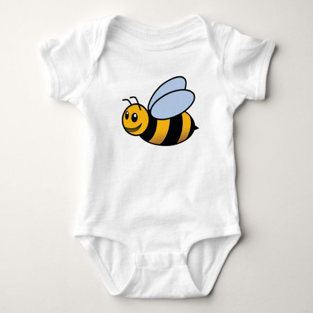 Happy Honey Bee Baby Tee (Front)