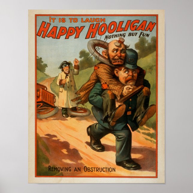 Happy Hooligan "It is to Laugh" Theatre Poster (Front)