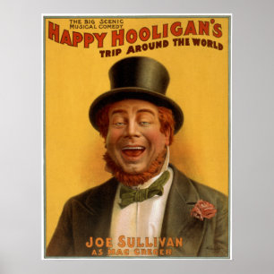 Happy Hooligan's Trip Around the World Poster