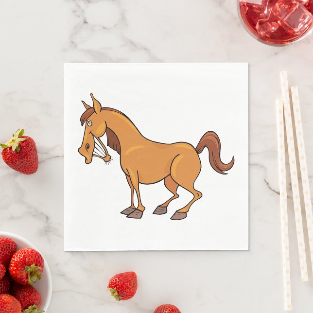 Happy Horse Napkin (Creator Uploaded)
