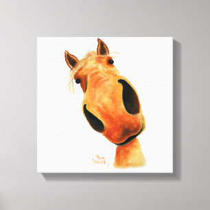 Happy Horse ' NuGGeT ' by Shirley MacArthur Canvas Print