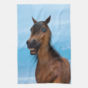 Happy Horse Tea Towel