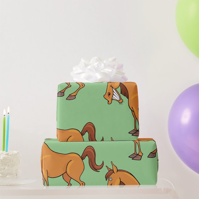 Happy Horse Wrapping Paper (Creator Uploaded)