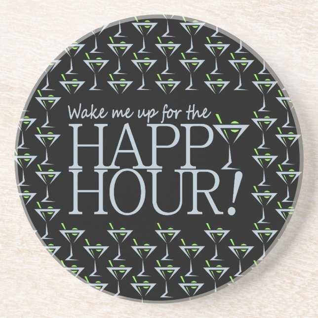 Happy Hour coaster (Front)