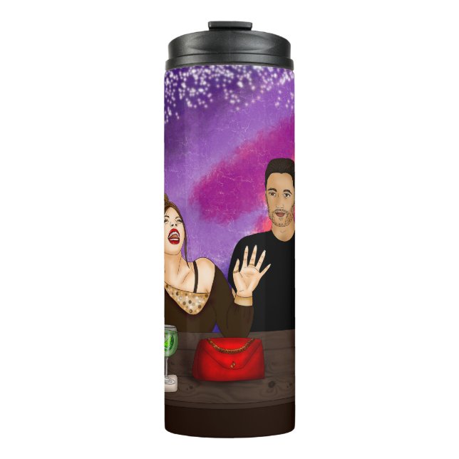 Happy Hour | Diversity Artwork Thermal Tumbler (Front)