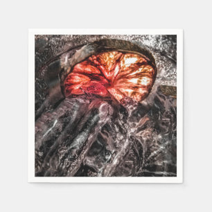 Happy Hour Drinking Party Motif Photo Napkin