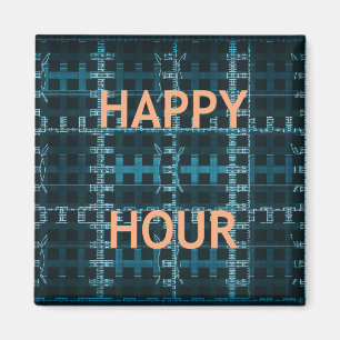 Happy Hour Fridge Magnets