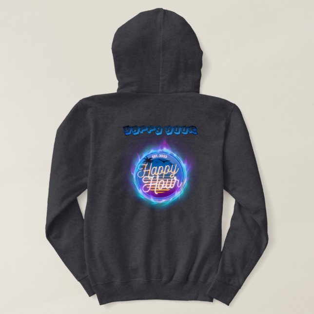 Happy Hour Hoodie  (Design Back)