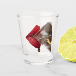 Happy Hour in Scarlet Red Shot Glass
