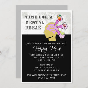 Happy Hour Invitation   Mental Break 