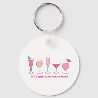 happy hour key ring
