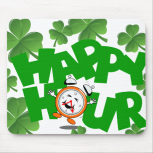 Happy hour mouse pad