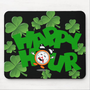 Happy hour mouse pad